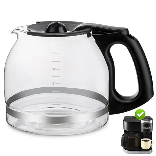 Sendextra 12-Cup Glass Carafe for Keurig K-Duo