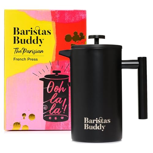 BaristasBuddy Stainless Steel French Press 34oz