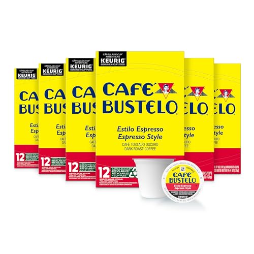 Café Bustelo Dark Roast K-Cup Pods 72 Count