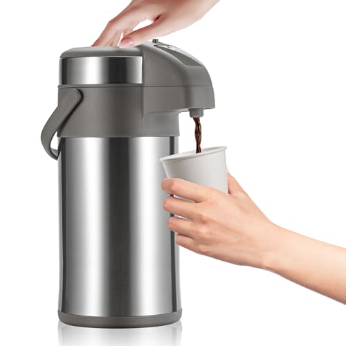 OJOJ 4L Thermal Coffee Carafe with Pump Dispenser