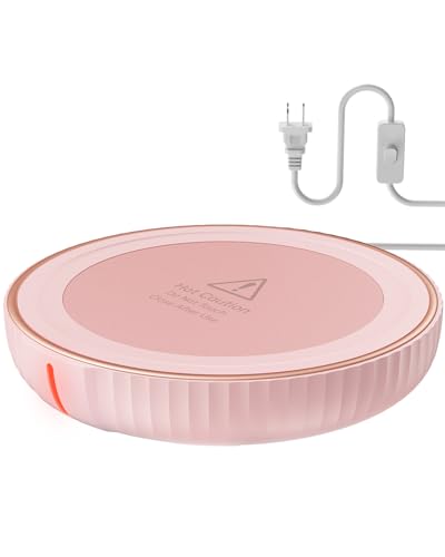 HouseGem Mug Warmer & Candle Warmer Plate - Pink