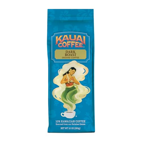 Kauai Coffee Koloa Estate Dark Roast Ground Coffee 10oz