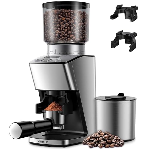 KIDISLE Electric Burr Coffee Grinder with 51 Settings
