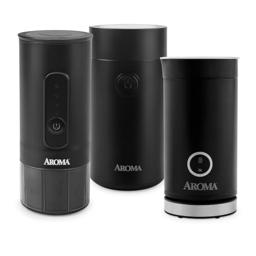 AROMA 3-in-1 Portable Espresso Maker Coffee Set