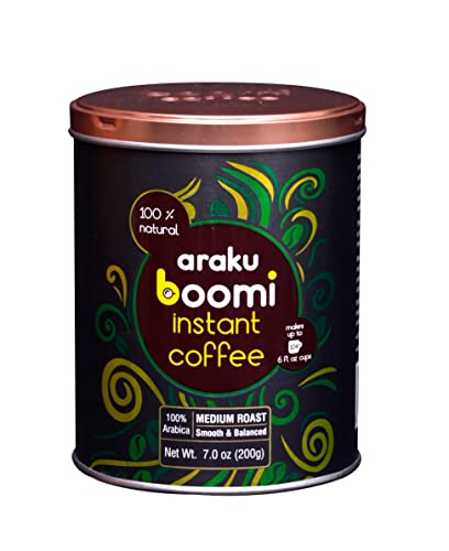 Boomi Premium Instant Coffee - Medium Roast Arabica 7oz