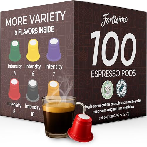 Fortisimo Espresso Pods Variety Pack - 100 Count
