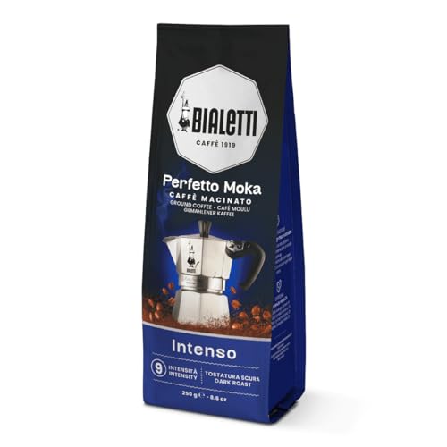 Bialetti Perfetto Moka Dark Roast Ground Coffee 250g