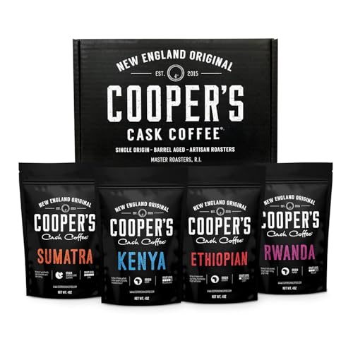 Cooper's Cask International Coffee Sampler Gift Set