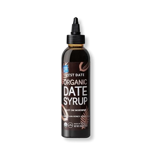 Just Date Syrup Organic Sweetener 8.8oz Bottle