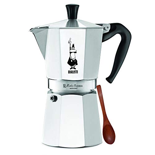 Bialetti Moka Express 9-Cup Espresso Maker Bundle