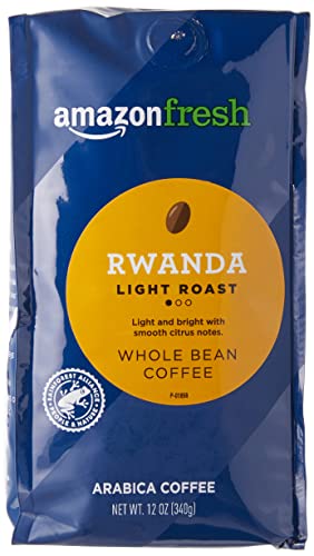 Amazon Fresh Rwanda Whole Bean Coffee Light Roast 3-Pack