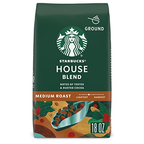 Starbucks House Blend Medium Roast Ground Coffee 18oz