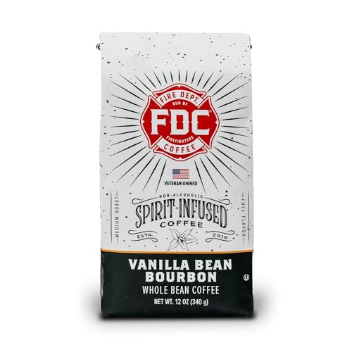 Fire Department Coffee Vanilla Bourbon Whole Bean - 12 oz