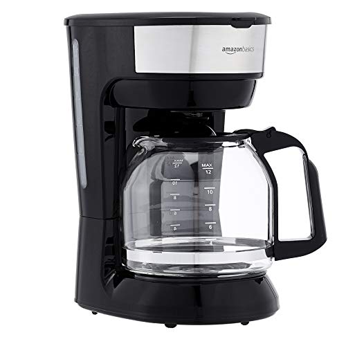 Amazon Basics 12-Cup Drip Coffee Maker Black