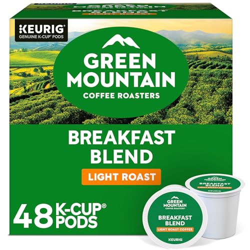 Green Mountain Breakfast Blend K-Cup Pods, Light Roast, 48ct
