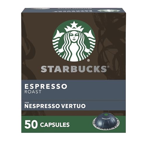 Starbucks Nespresso Vertuo Dark Roast Espresso Pods 50ct
