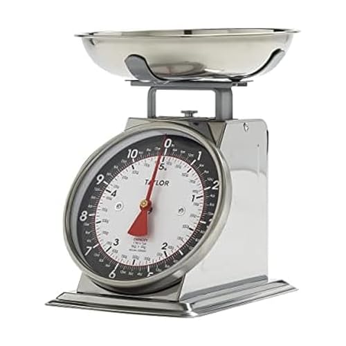 Taylor Mechanical Kitchen Scale with Bowl - 11lb Capacity