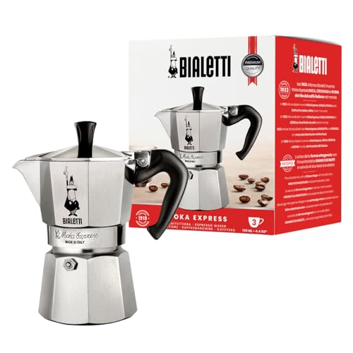 Bialetti Moka Express 3-Cup Stovetop Espresso Maker