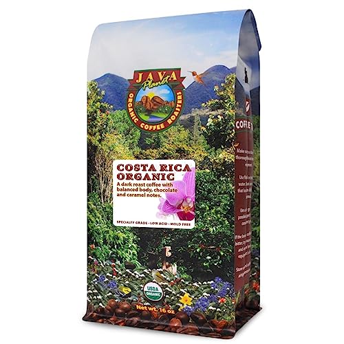 Java Planet Low Acid Costa Rican Dark Roast Coffee