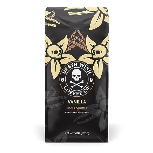 Death Wish Coffee Vanilla Ground Coffee 14oz
