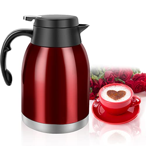 Yummy Sam 54oz Thermal Coffee Carafe - Bright Red
