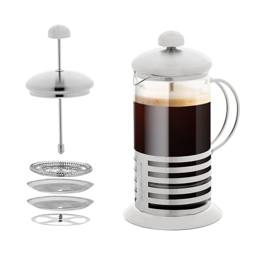 OVENTE French Press Coffee Maker 20oz Silver FSH20S