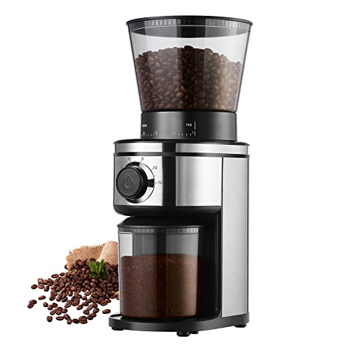 Ollygrin Electric Burr Coffee Grinder - 30 Grind Settings