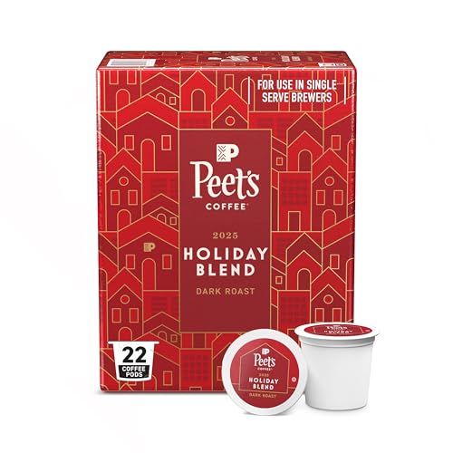 Peet's Coffee Holiday Blend Dark Roast K-Cup Pods 22ct
