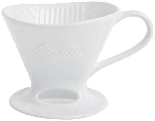 Melitta Porcelain Pour-Over Coffee Maker - White