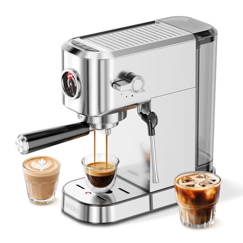 XIXUBX 20-Bar Espresso Machine with Milk Frother