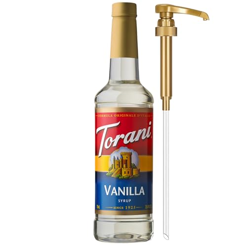 Torani Vanilla Coffee Syrup 25.4oz with Pump