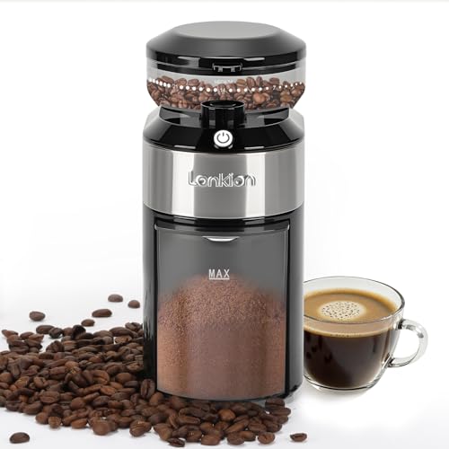 Lonkion Burr Coffee Grinder - 28 Settings Electric