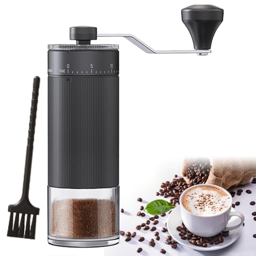 Manual Coffee Grinder with 40 Settings & Ceramic Burrs