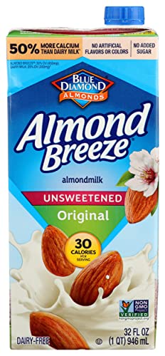 Blue Diamond Almond Breeze Original Unsweetened 32oz