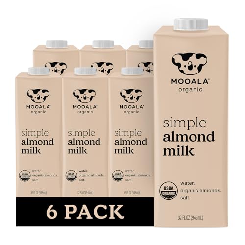 Mooala Organic Simple Almond Milk 32oz 6-Pack