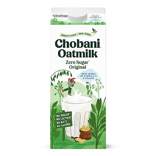 Chobani Zero Sugar Plain Oat Milk 52 Fl Oz