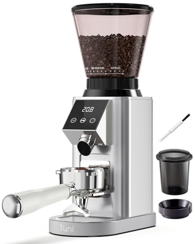 Tuni G1 Conical Burr Coffee Grinder with Timer