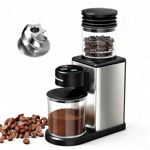 CAUKINS Electric Burr Coffee Grinder - 25 Settings