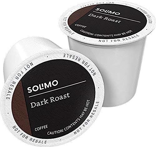 Solimo Dark Roast Coffee Pods - 100 Count K-Cups