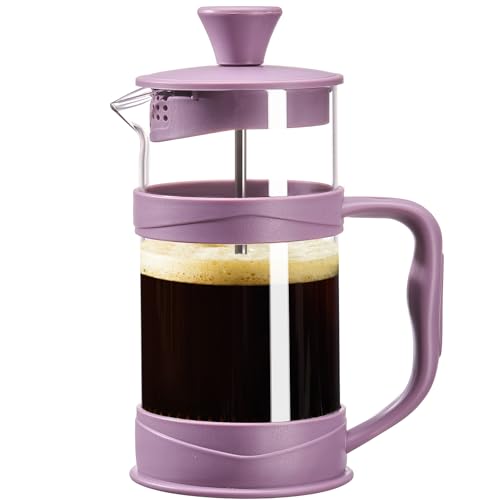 Gegewawa French Press Coffee Maker - 11.8 oz Mini Size