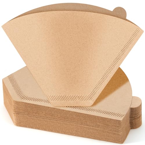 SyeiouC #4 Cone Coffee Filters - 100 Count Unbleached