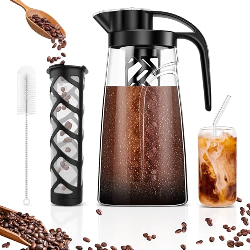 YURICK Cold Brew Coffee Maker 70oz BPA-Free Pitcher