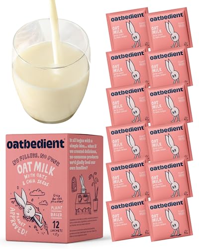 Oatbedient Oat Milk Powder - 12 Sachets, 10oz