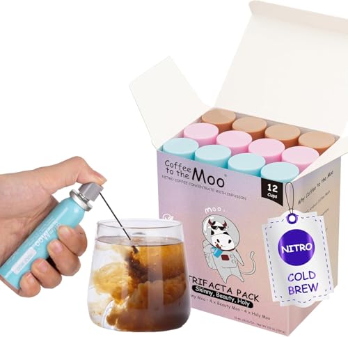 Coffee to the Moo Nitro Cold Brew Mix Pack - 12 Canisters