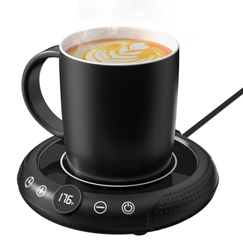 GNIYUIX Electric Coffee Mug Warmer with Auto Shut-Off