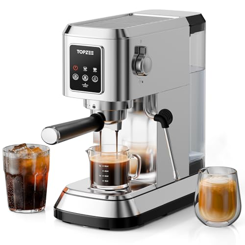 Topzee 20 Bar Espresso Machine with Milk Frother