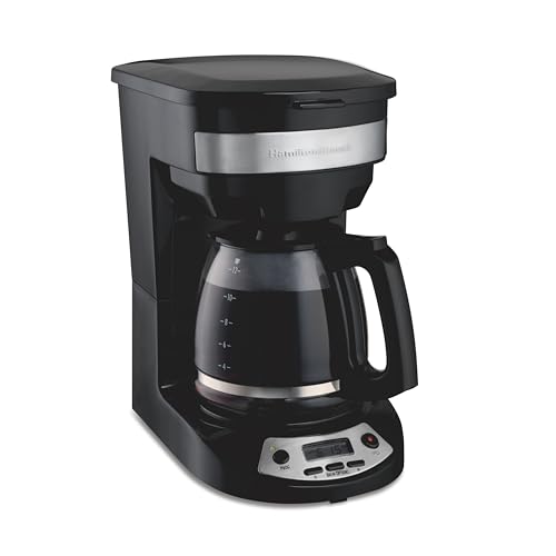 Hamilton Beach 12-Cup Programmable Coffee Maker - Black