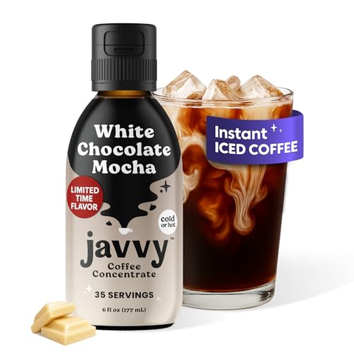 Javvy White Chocolate Mocha Coffee Concentrate 35 Servings