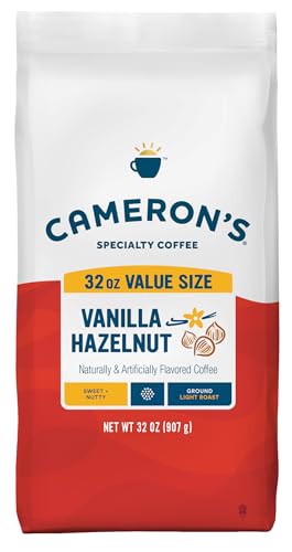 Cameron's Ground Coffee - Vanilla Hazelnut - 32 oz