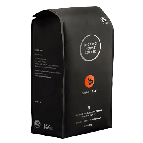 Kicking Horse Smart Ass Medium Roast Coffee Beans 2.2lb